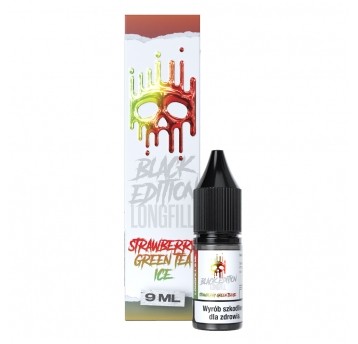 Longfill Dark Line Black 9ml Strawberry Green Tea