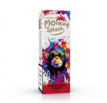 Monkey Splash Czerwone Jabłko Truskawka Ice 8ml