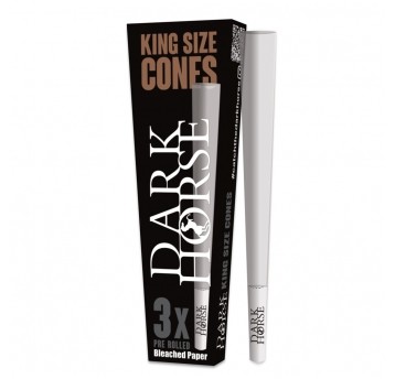 Rożki King Size Cones Dark Horse Black 3szt.