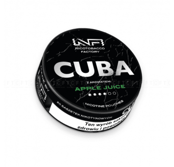 Woreczki nikotynowe CUBA Black Apple Juice 20mg