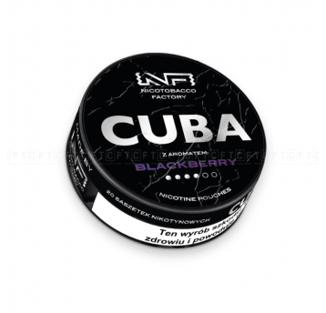 Woreczki nikotynowe CUBA Black Blackberry 20mg