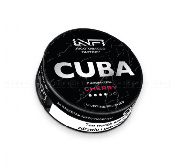 Woreczki nikotynowe CUBA Black Cherry 20mg