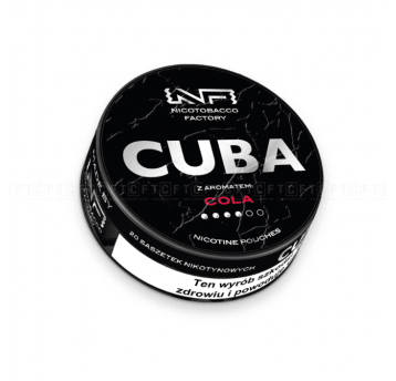 Woreczki nikotynowe CUBA Black Cola 20mg