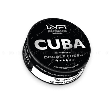 Woreczki nikotynowe CUBA Black Double Fresh 20mg
