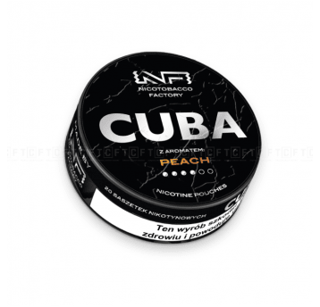 Woreczki nikotynowe CUBA Black Peach 20mg