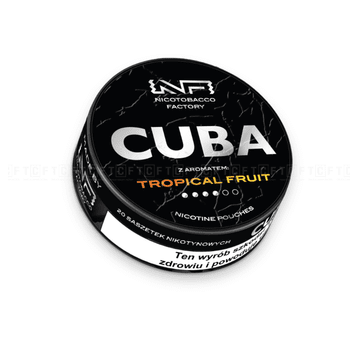 Woreczki nikotynowe CUBA Black Tropical Fruit 20mg